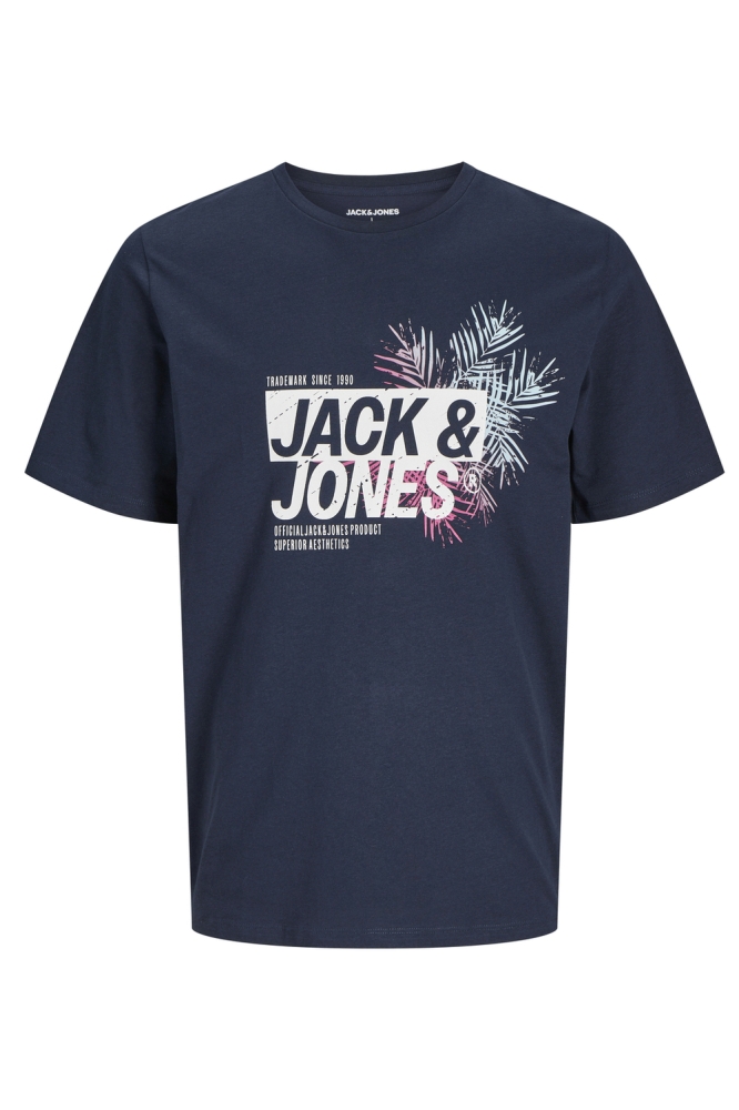 JJJAXON TEE SS CREW NECK 12269390 SKY CAPTAIN